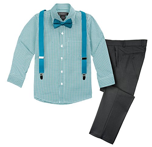 Charcoal and Teal Set