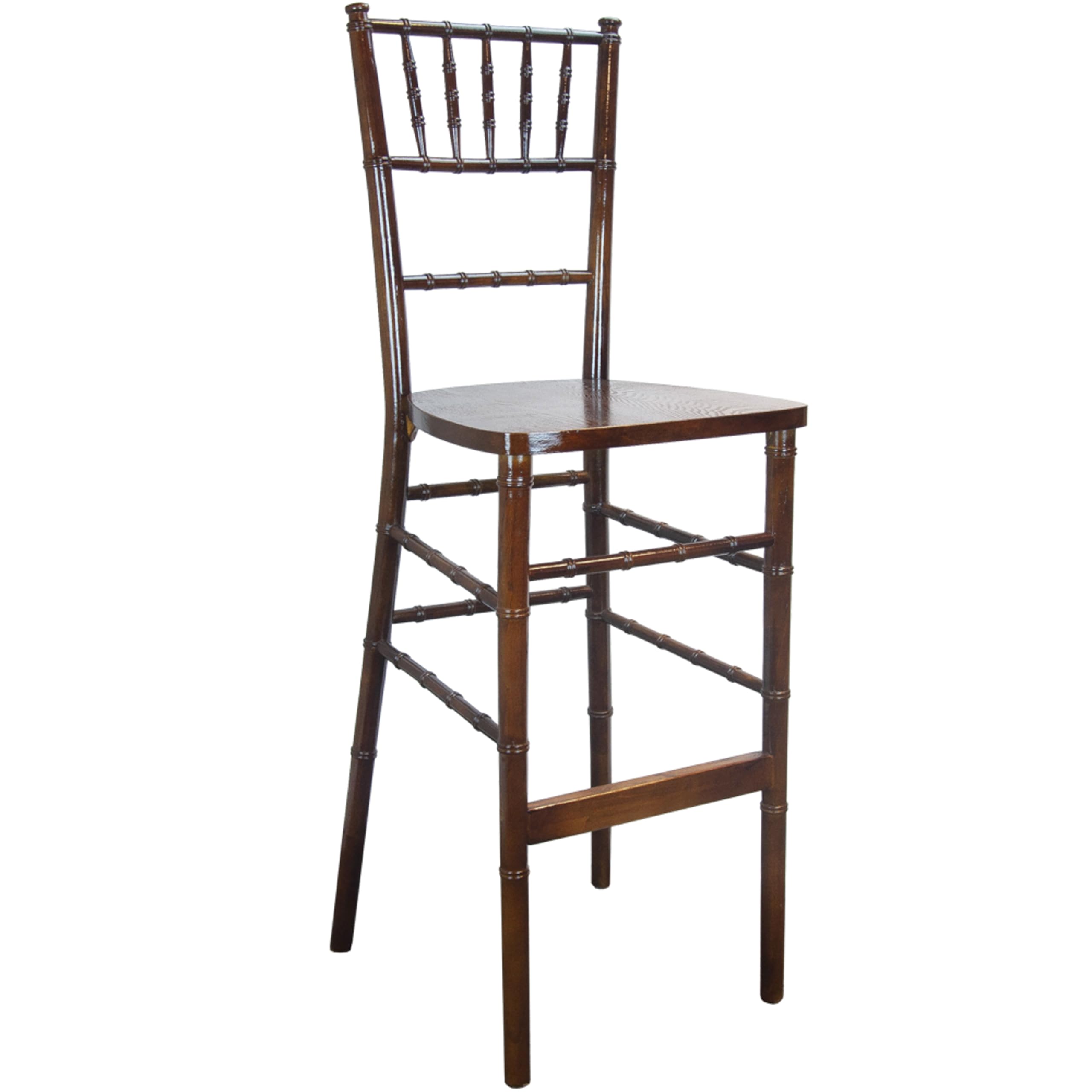 Flash Furniture Advantage Fruitwood Chiavari Bar Stools - 24