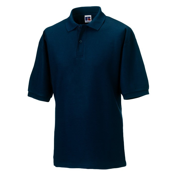 Russell Men's Classic Polycotton Polo Shirt - Comfortable & Breathable for Casual Wear, Golf & Outdoor Activities