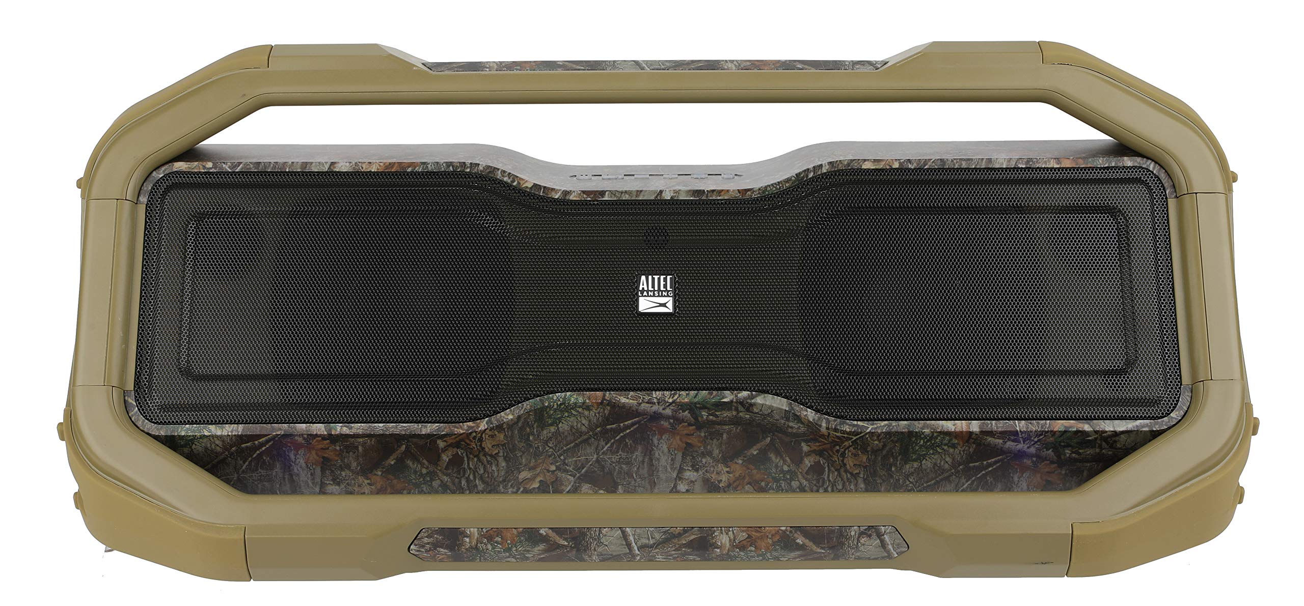 Altec Lansing x Realtree ROCKBOX XL Wireless Bluetooth Speaker - Portable Waterproof Speaker with 20-Hour Playtime, 5 LED Light Modes & Floating Design - Perfect for Pool Parties, Camping, Beach Outings & Outdoor Adventures