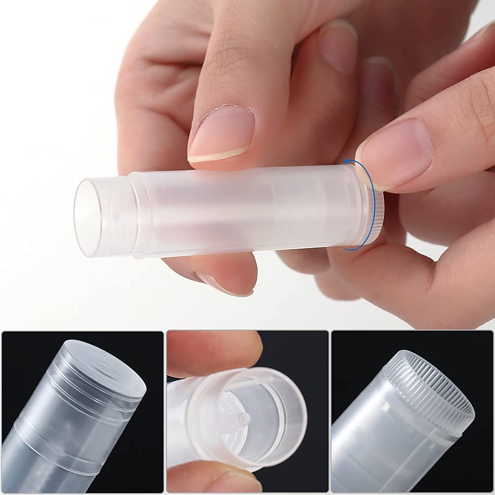 5 Grams Clear Cosmetic Jars for Chapstick, Lip Balm, Essential Oils & Makeup - 4 Pack Small Empty Containers with Lids - Perfect for DIY Beauty Products, Travel Size Storage & Organizing Skincare Essentials