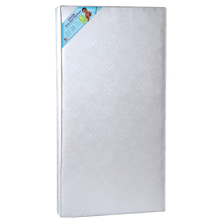 Kolcraft Fresh Start PolyFoam Crib Mattress - Waterproof, Hypoallergenic Baby Crib Mattress for Newborns & Toddlers - Perfect for Nursery, Daycare & Travel Cribs
