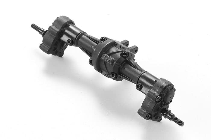 FMS FCX24 1/24 Scale RC Car Rear Axle Assembly C3026 - Replacement Parts for Power Wagon, K5 Blazer, Lemur & Unimog 421 - Perfect for Off-Road Crawling & RC Truck Upgrades