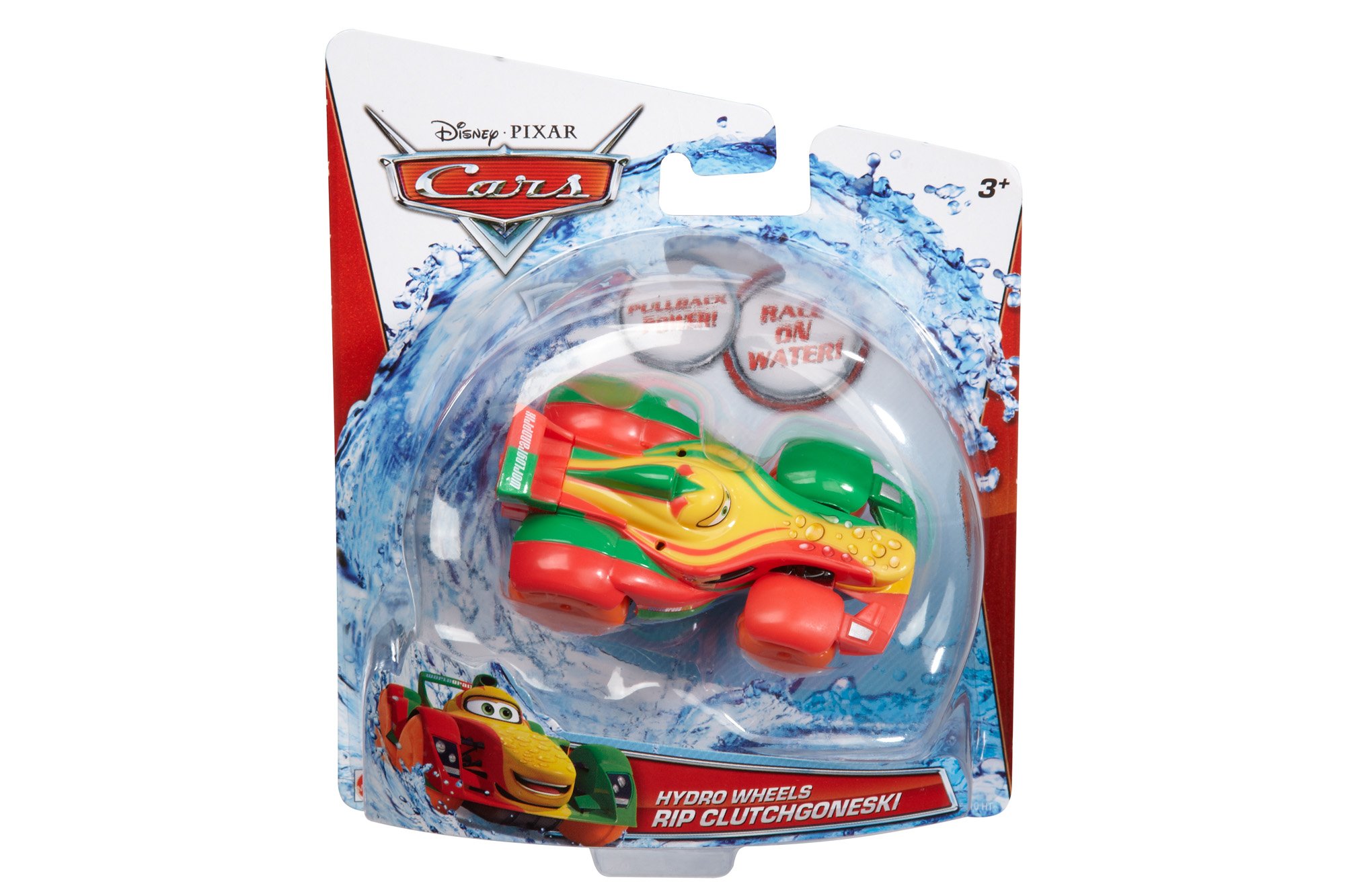 Disney Cars Hydro Wheels Rip Clutchgoneski Bath Toy Vehicle - Fun Water Play Toy for Kids, Perfect for Bathtime and Pool Play