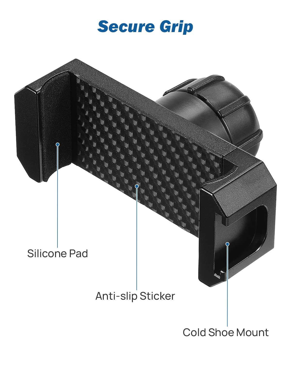 JOYTUTUS Heavy Duty Car Phone Mount for Jeep Wrangler JL (2024/JL 4XE) & Gladiator JT 2024 - Universal Dash Phone Holder Compatible with iPhone & Android Smartphones - Perfect for Off-Road Adventures & Daily Commutes