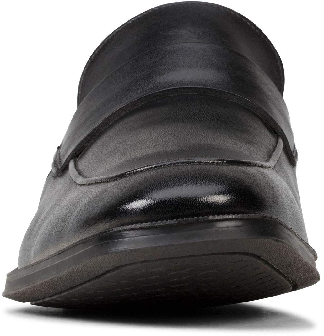 Clarks Men's Gilman Free Loafer Shoes - Comfortable Slip-On Casual Dress Shoes for Business & Travel - Premium Leather Loafers for Men