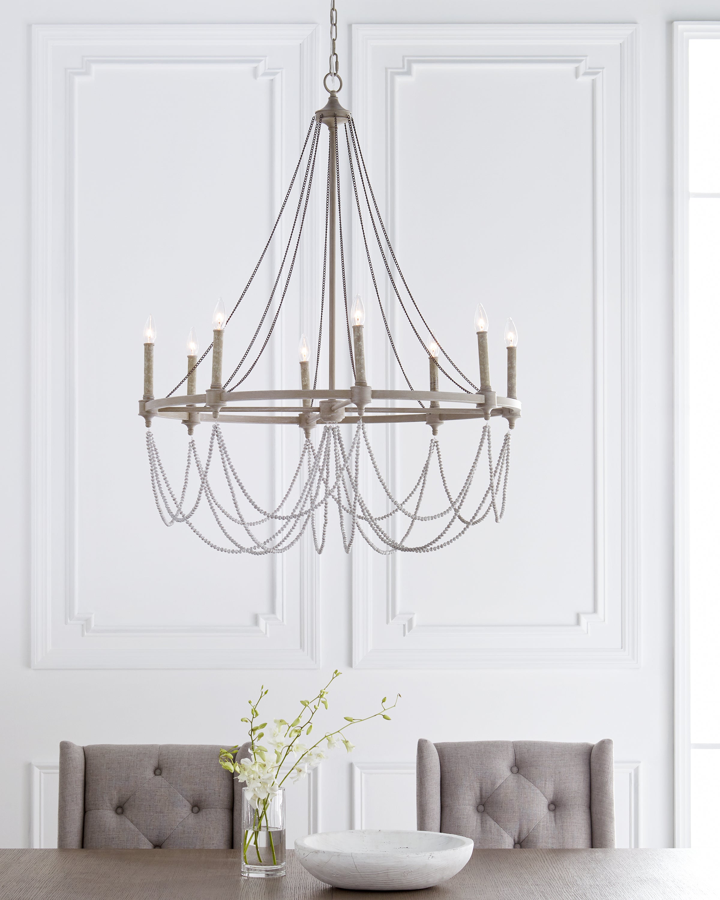 Farkas Crystal Chandelier - Elegant Modern Ceiling Light Fixture for Dining Room, Living Room & Bedroom | Perfect for Home Decor, Wedding & Luxury Interior Design
