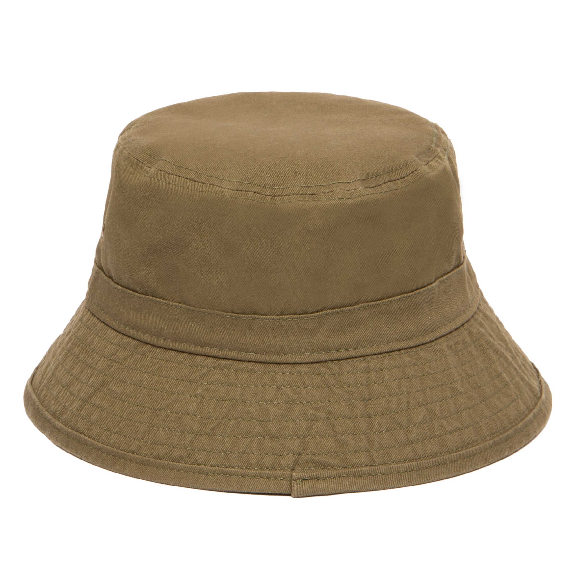 Men's Washed Cotton Bucket Hat with Side Grommets - Breathable Sun Protection for Outdoor Activities, Hiking, and Beach Vacations