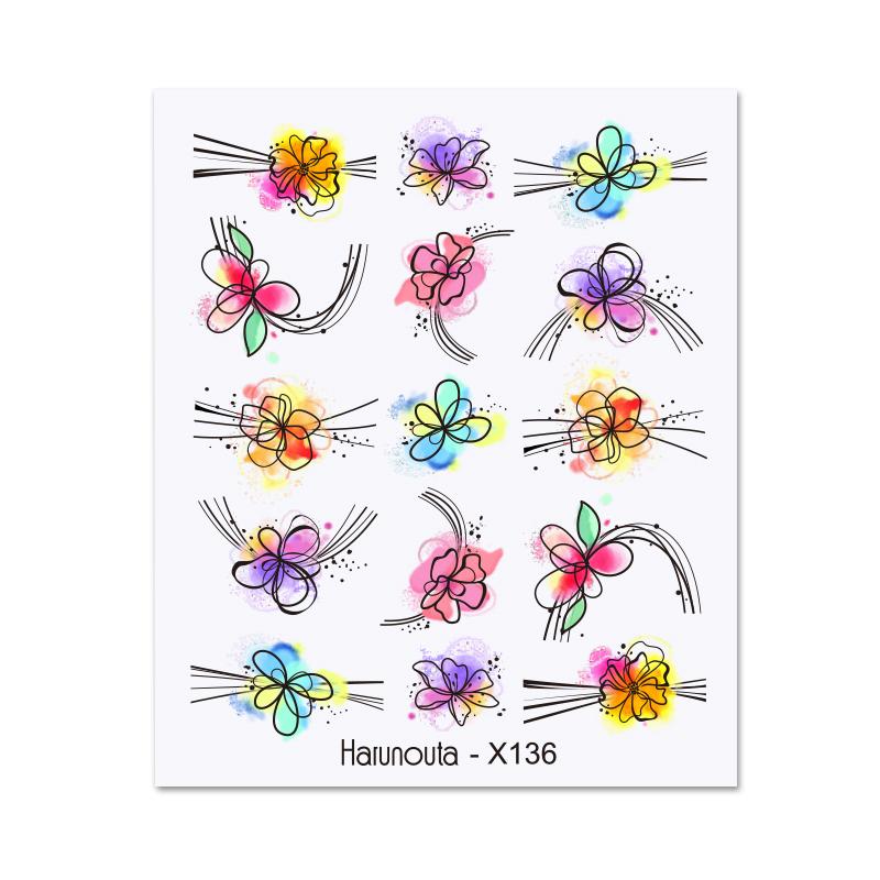 Premium Water Decals Nail Stickers - 136 Unique Designs for DIY Nail Art | Perfect for Home Manicures, Parties & Gifts