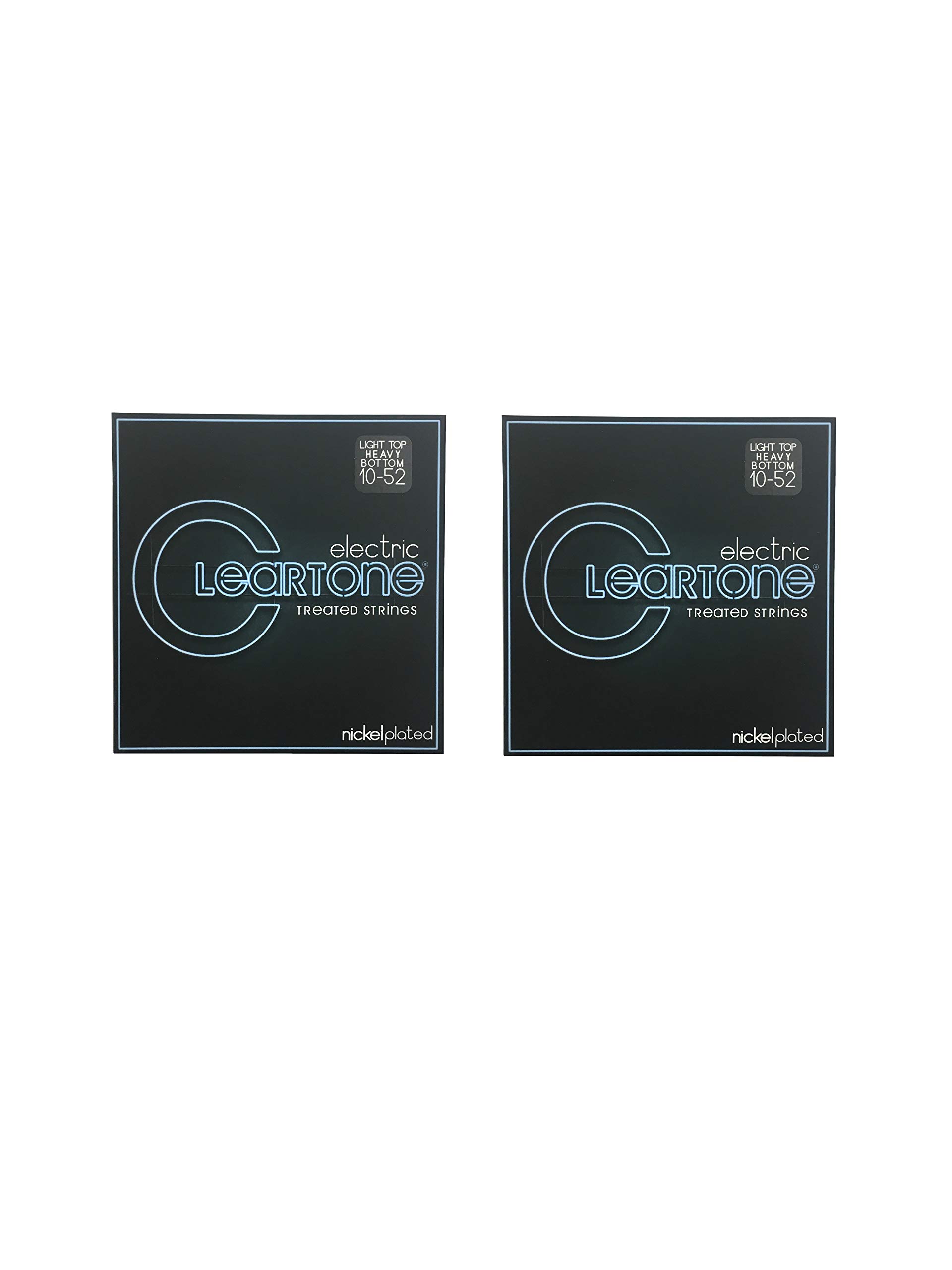 Cleartone Electric Guitar Strings 2-Pack - Nickel Plated Light & Heavy Gauge for Rock, Blues & Metal | Perfect for Stage & Studio Performances