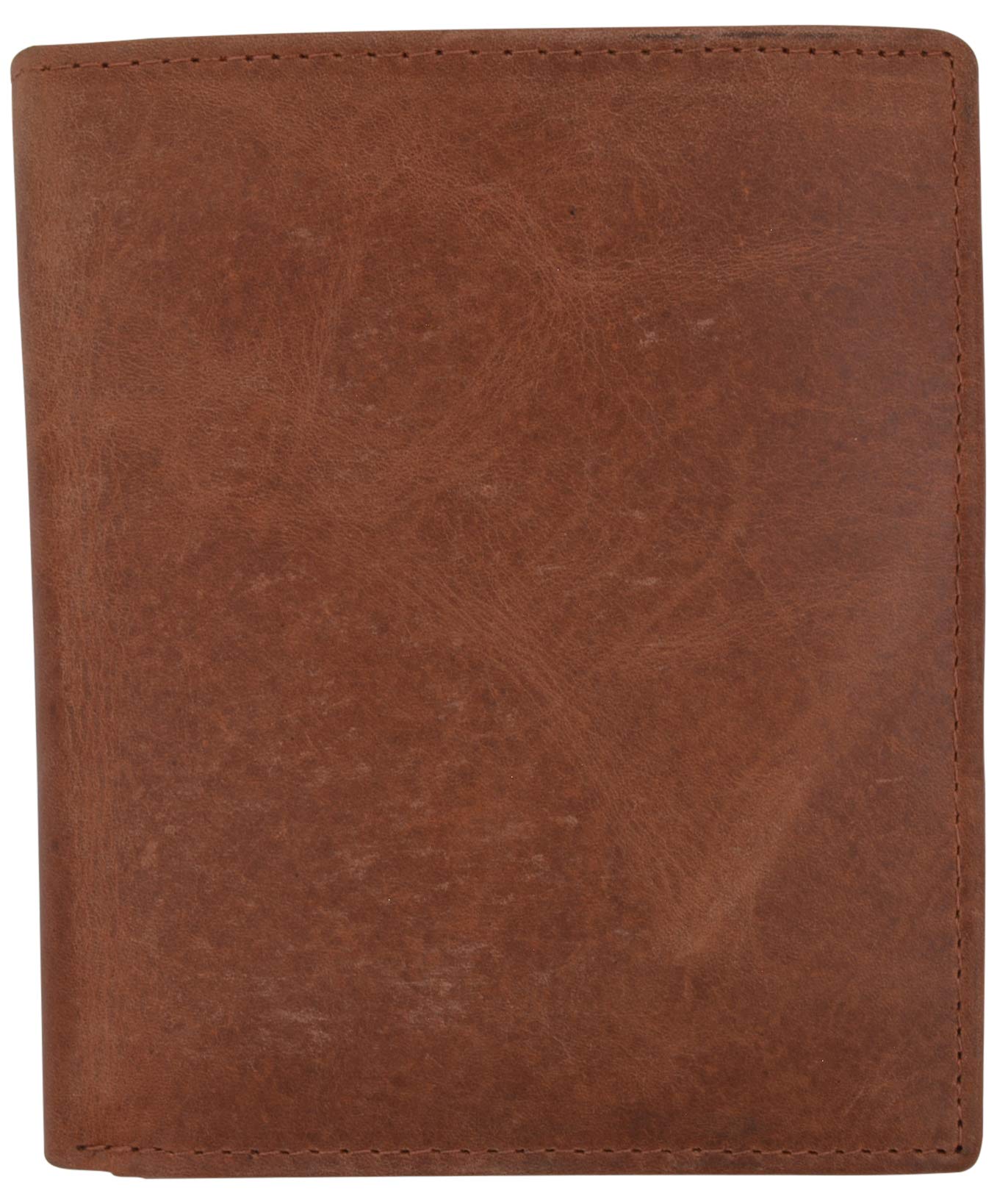 Premium RFID Blocking Bifold Wallet for Men - Genuine Lambskin Leather Credit Card Holder (Antique Brown) | Slim Minimalist Design for Everyday Carry, Travel & Business Use