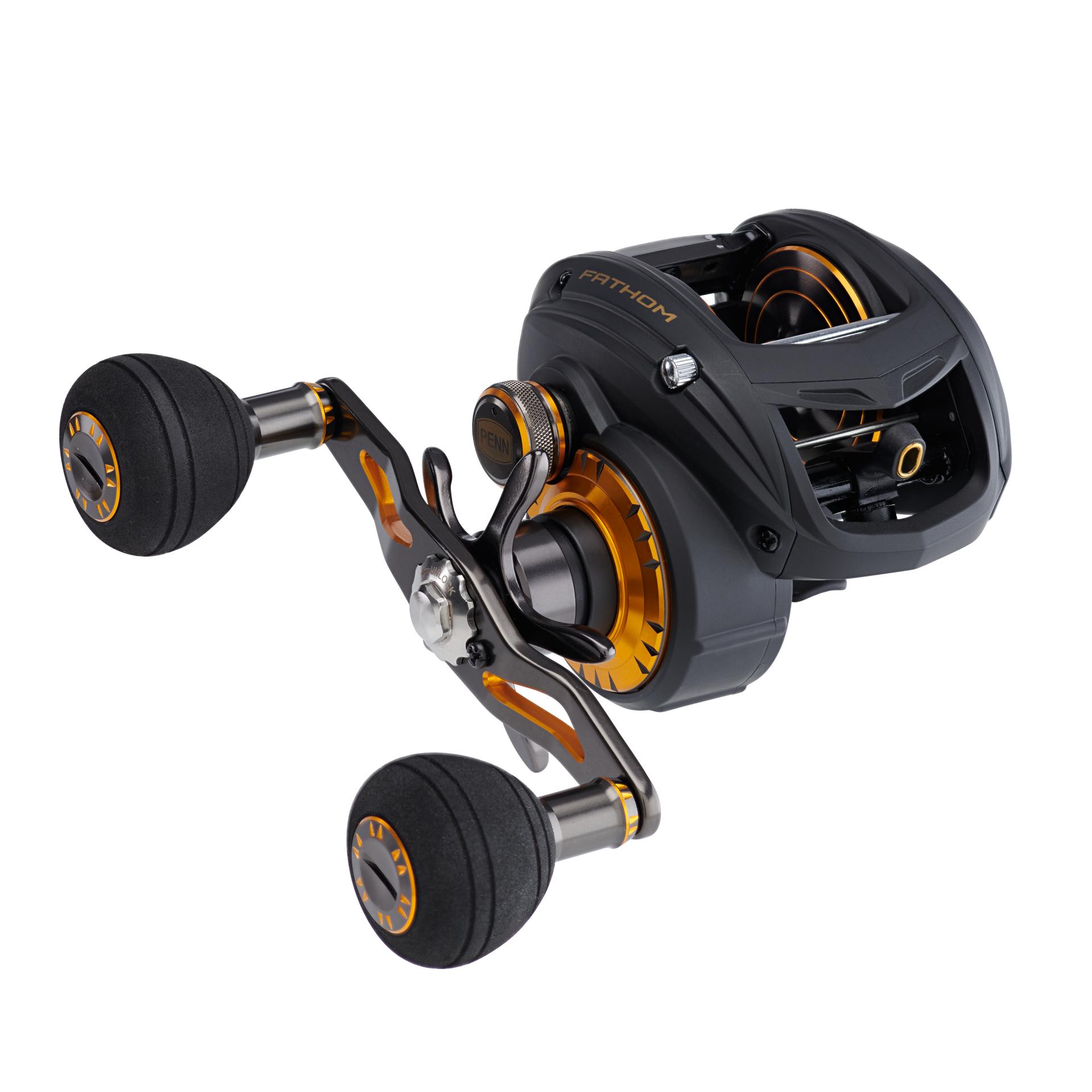 PENN Fathom™ Baitcast Fishing Reel - Saltwater & Freshwater Fishing Gear for Offshore, Inshore & Bass Fishing