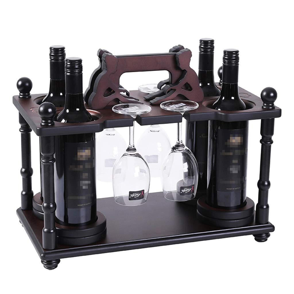 Vintage Wooden Wine Rack - European Retro Style Wall Mounted Wine Storage Cabinet for Home & Office (45x25x37cm, Brown) | Perfect for Kitchen, Dining Room, Bar, and Entryway Organization