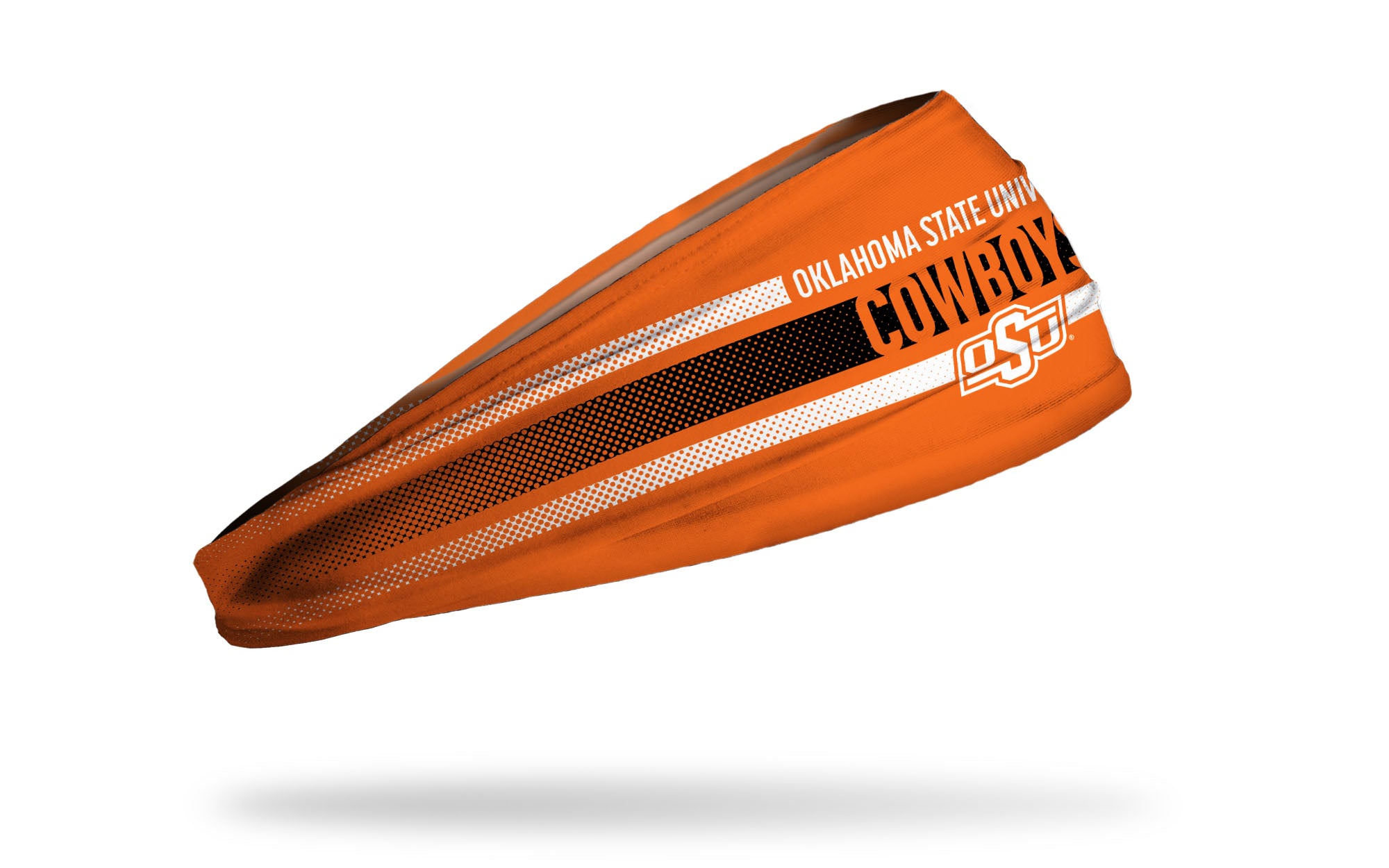 Oklahoma State University Faded Stripe Big Bang Lite Headband - Adjustable Sports Headband for Running, Yoga, Workouts & Outdoor Activities