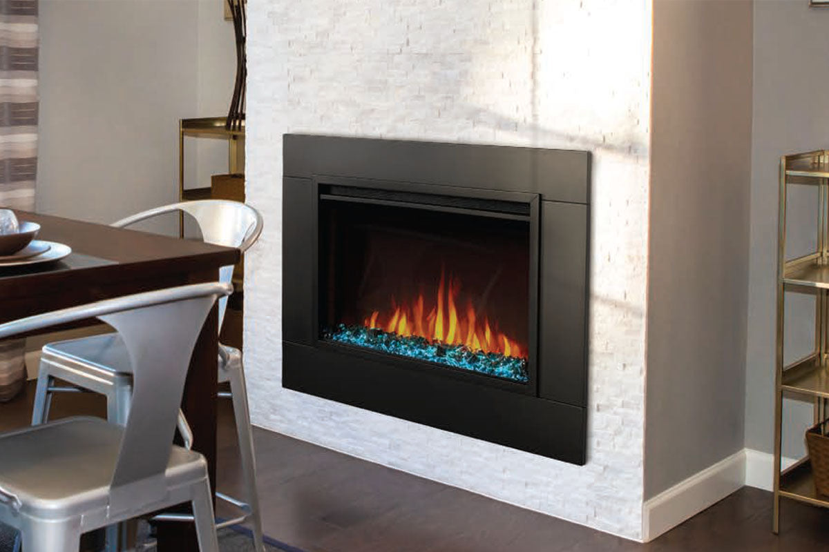 Napoleon Cineview 30 Inch Electric Fireplace Insert - Realistic Flame Effect for Home, Bedroom & Living Room - Energy Efficient & Easy Installation