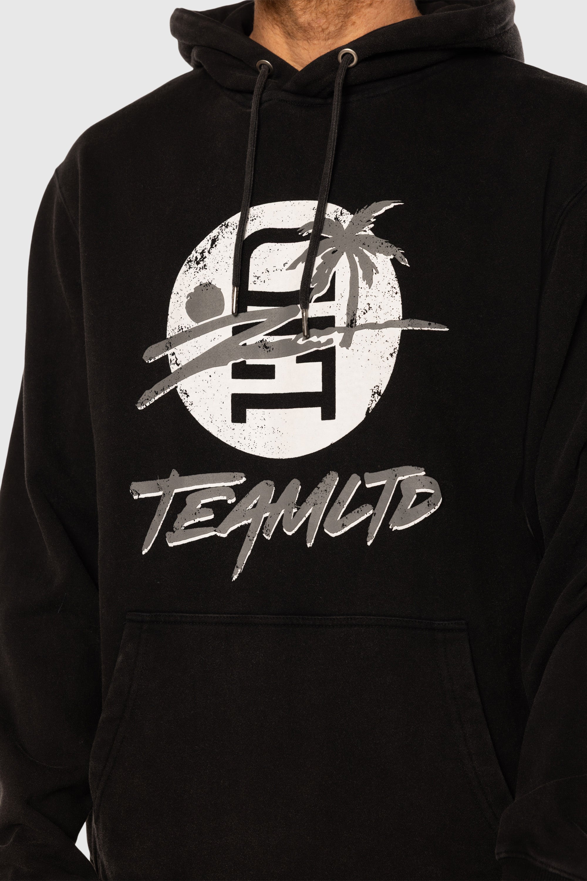 Custom Logo Palm Print Hoodie - Soft & Stylish Unisex Pullover for Men & Women - Perfect for Casual Wear, Street Fashion & Outdoor Activities