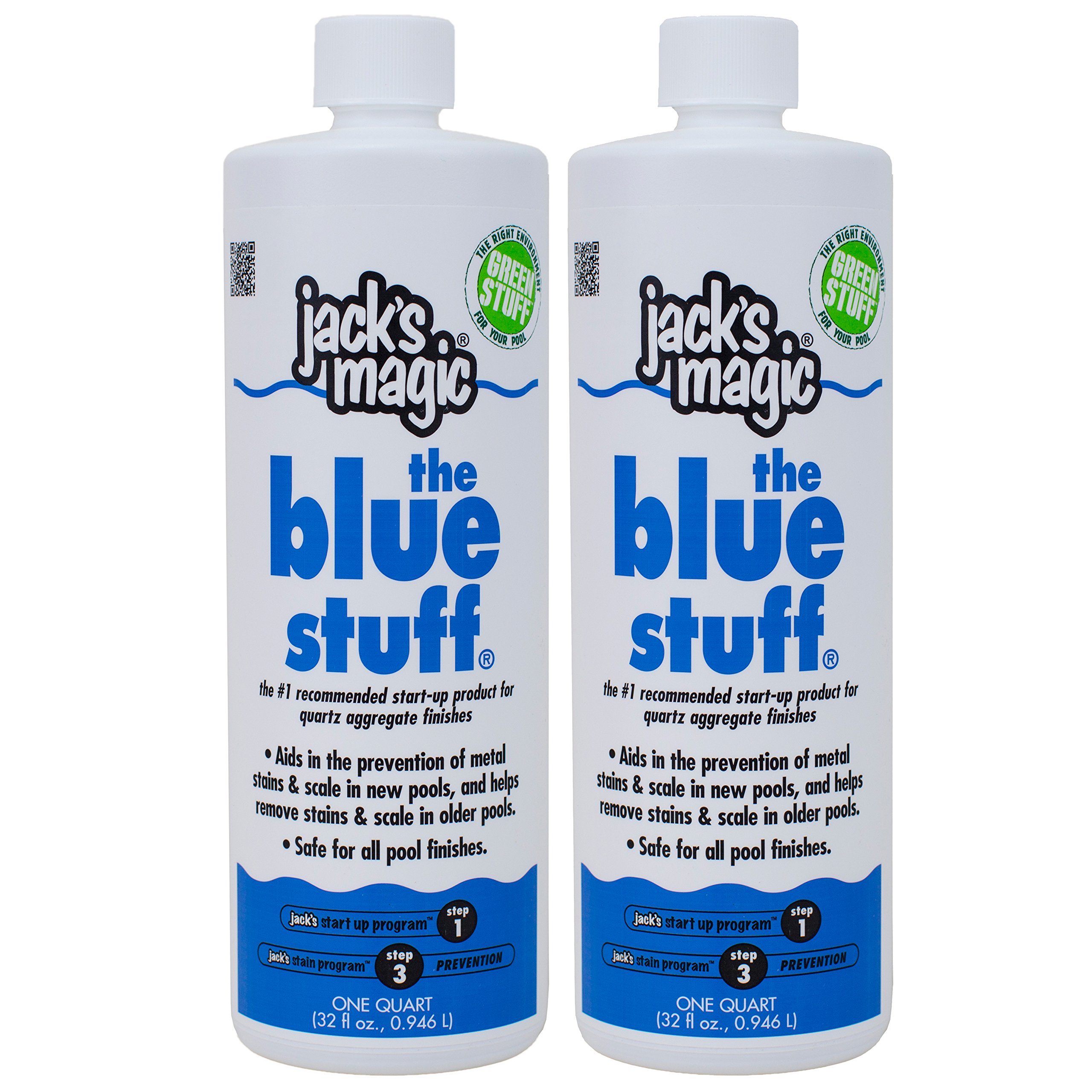 Jack's Magic Blue Stuff Pool Cleaner (2-Pack) for Sparkling Water
