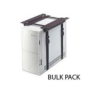 Adjustable Under Desk CPU Tower Mount with Sliding Design & High-Tensile Straps - CS-22 (5-Pack) | Perfect for Office Workstations, Gaming PC Setups & Space-Saving Home Desks