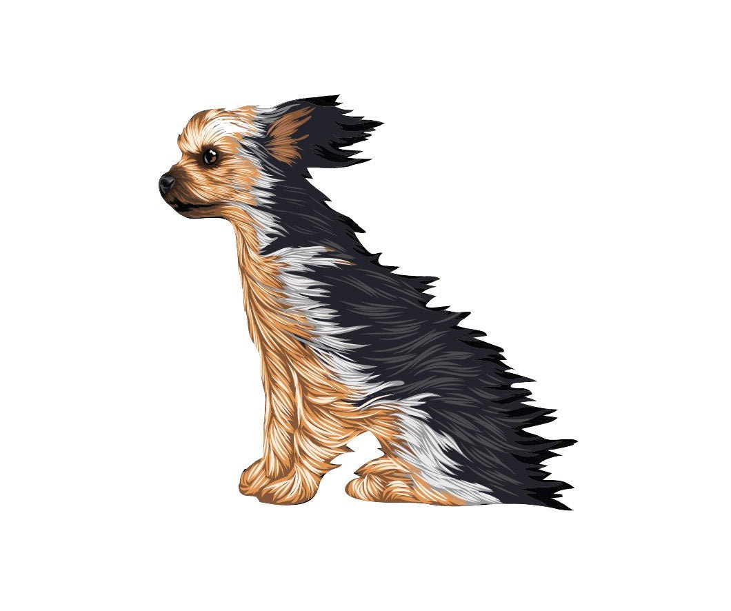 Yorkshire Terrier Decal Sticker - Waterproof Vinyl Dog Lover Gift for Cars, Laptops, Windows - Perfect for Pet Owners & Animal Lovers