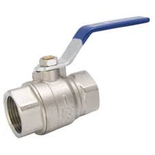 32mm Nickel Plated Brass Ball Valve - High Pressure Water/Gas Flow Control - Perfect for Plumbing, Irrigation & Industrial Applications