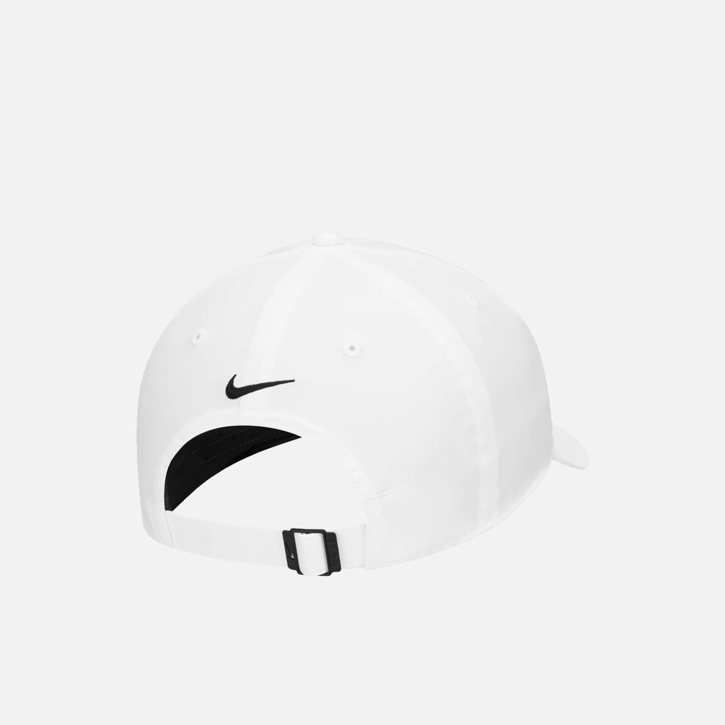 Nike Dri-FIT Legacy91 Golf Hat for Men & Women - Moisture-Wicking, Breathable, UV Protection - Perfect for Golf, Running, Outdoor Sports (White)