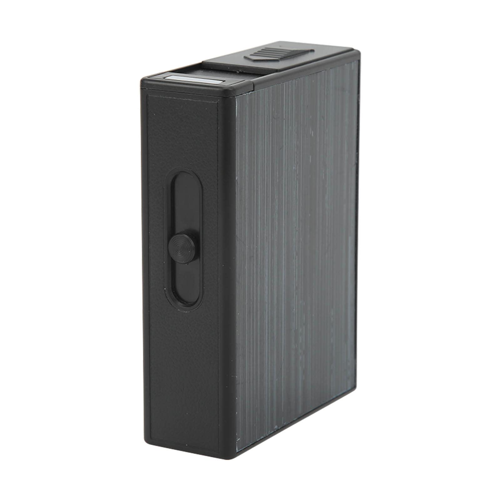Metal Cigarette & Lighter Case for Women and Men - Slim Portable Holder for Smoking Accessories (Perfect for Travel, Parties, and Everyday Use)