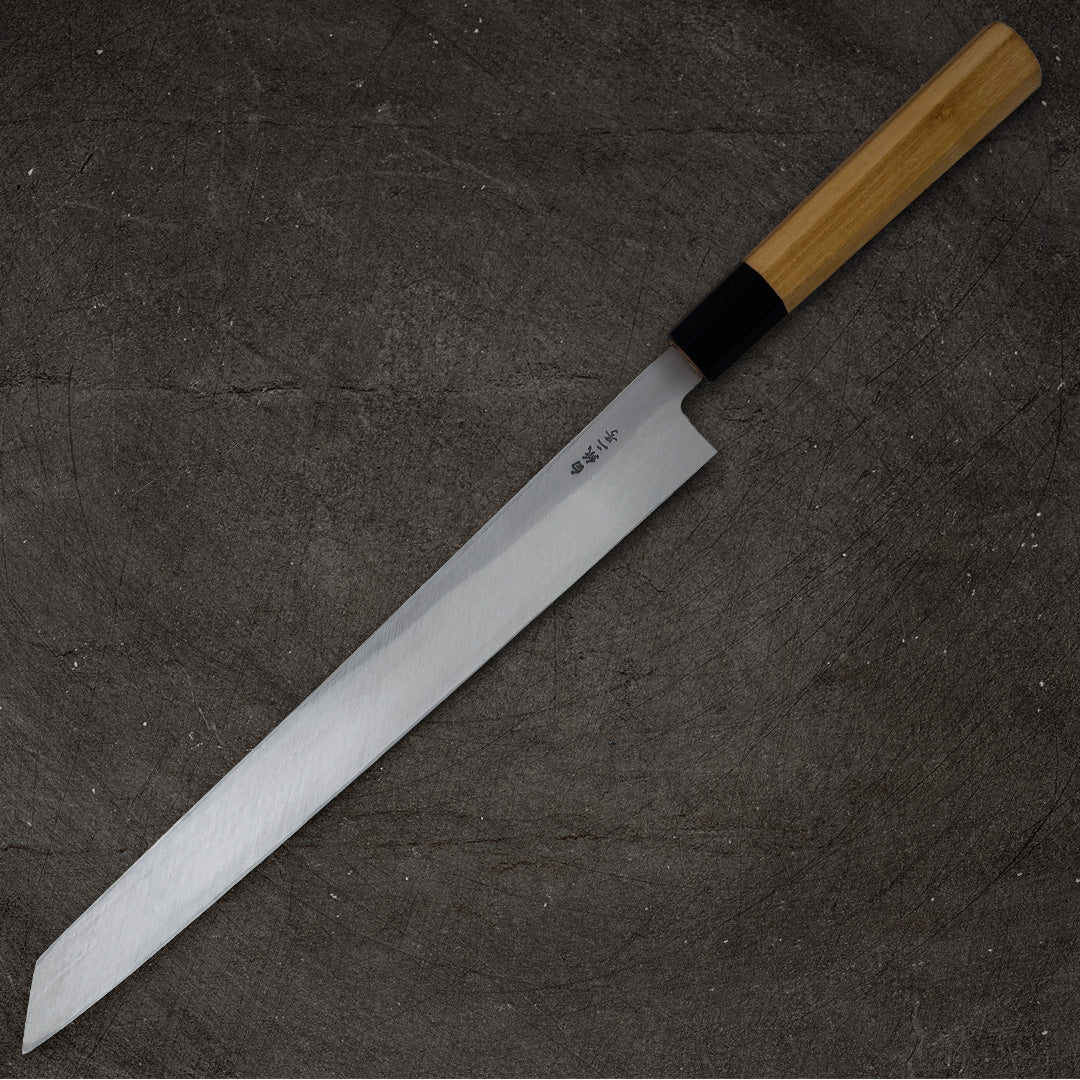 Premium Ittosai Kotetsu White #2 Kiritsuke Yanagi Knife 300mm (11.8