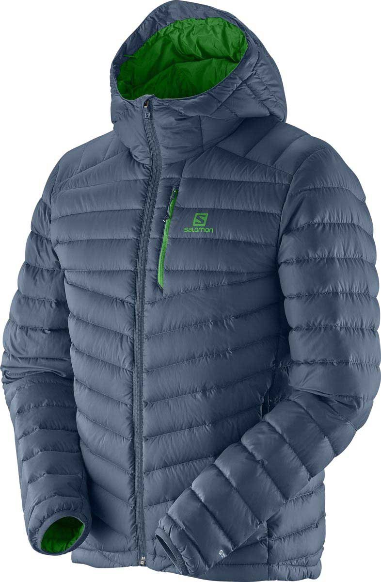 Salomon Men's Halo Down Hoodie II - Lightweight Insulated Winter Jacket for Hiking & Outdoor Activities