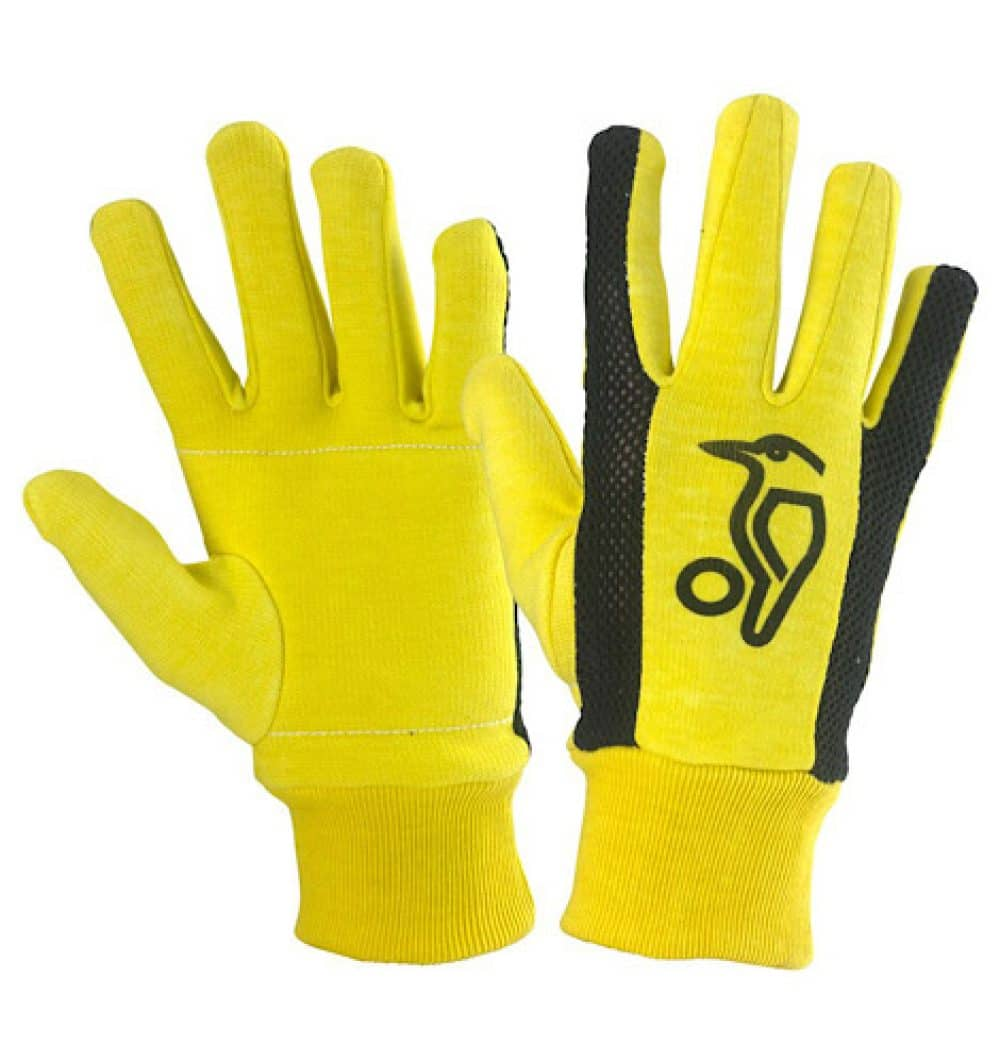 Kookaburra Padded Cotton Cricket Inner Gloves - Breathable & Comfortable for Batting & Fielding - Perfect for Cricket Training & Matches