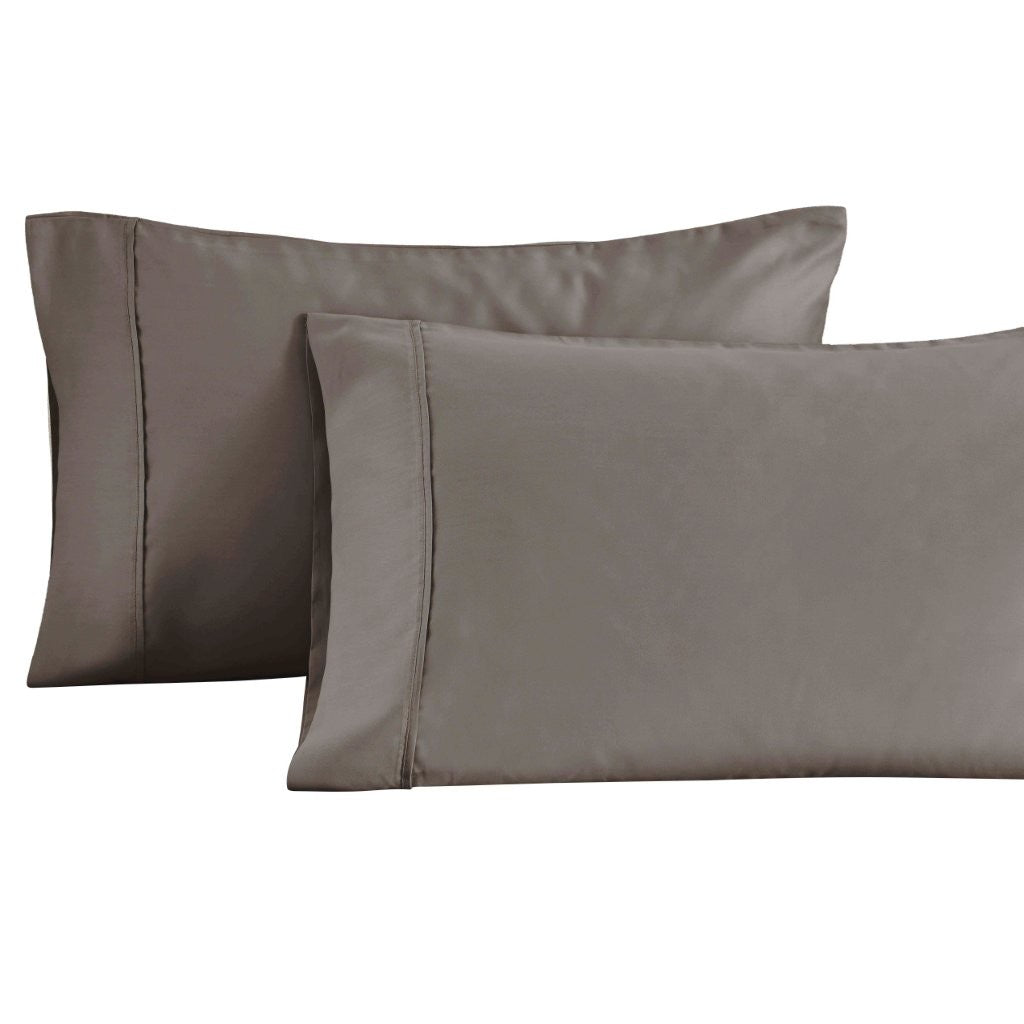 Premium 1400-1500 Thread Count Cotton Blend Pillowcase Set of 2 - Ultra Soft & Breathable Bedding for Side Sleepers & Hot Sleepers - Perfect for Master Bedroom, Guest Room & Luxury Hotels