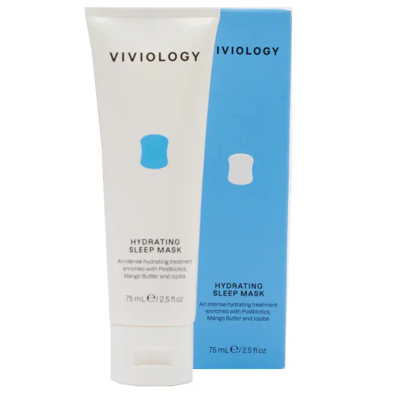 Viviology Hydrating Sleep Mask 75ml - Overnight Moisturizing Face Mask for Dry Skin - Perfect for Nighttime Skincare Routine & Travel Essentials