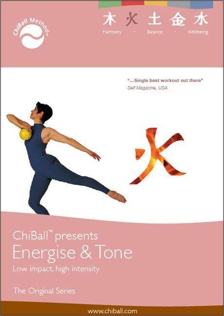ChiBall Energise & Tone Workout DVD - Fitness & Wellness Exercise for Home, Studio & Relaxation