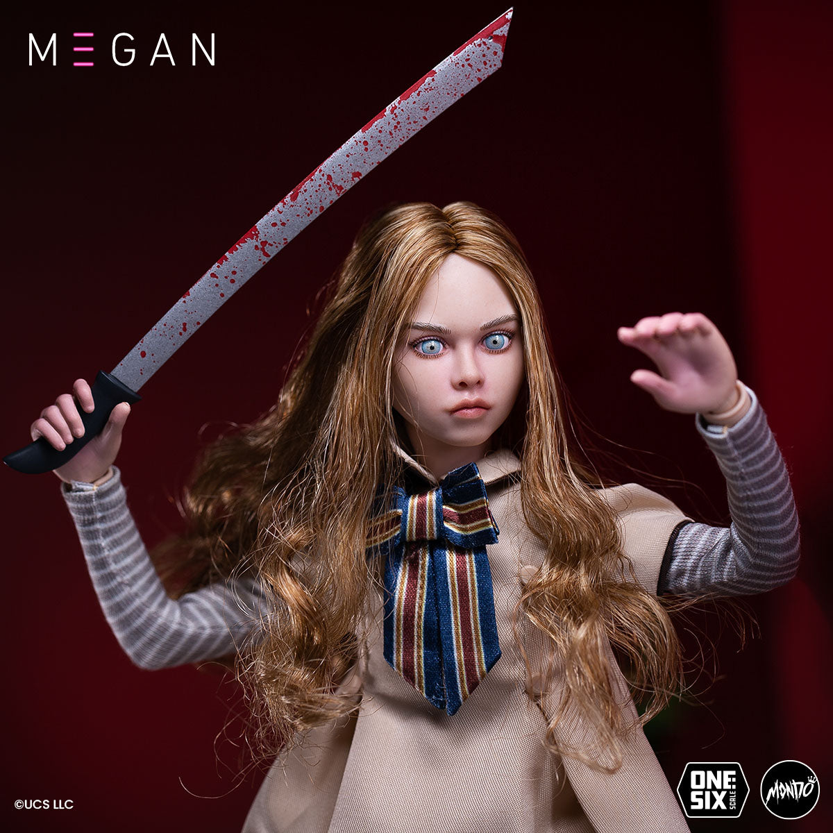 M3gan 1/6 Scale Collectible Action Figure - Highly Detailed Movie Replica for Display & Collection - Perfect for Horror Fans & Pop Culture Enthusiasts