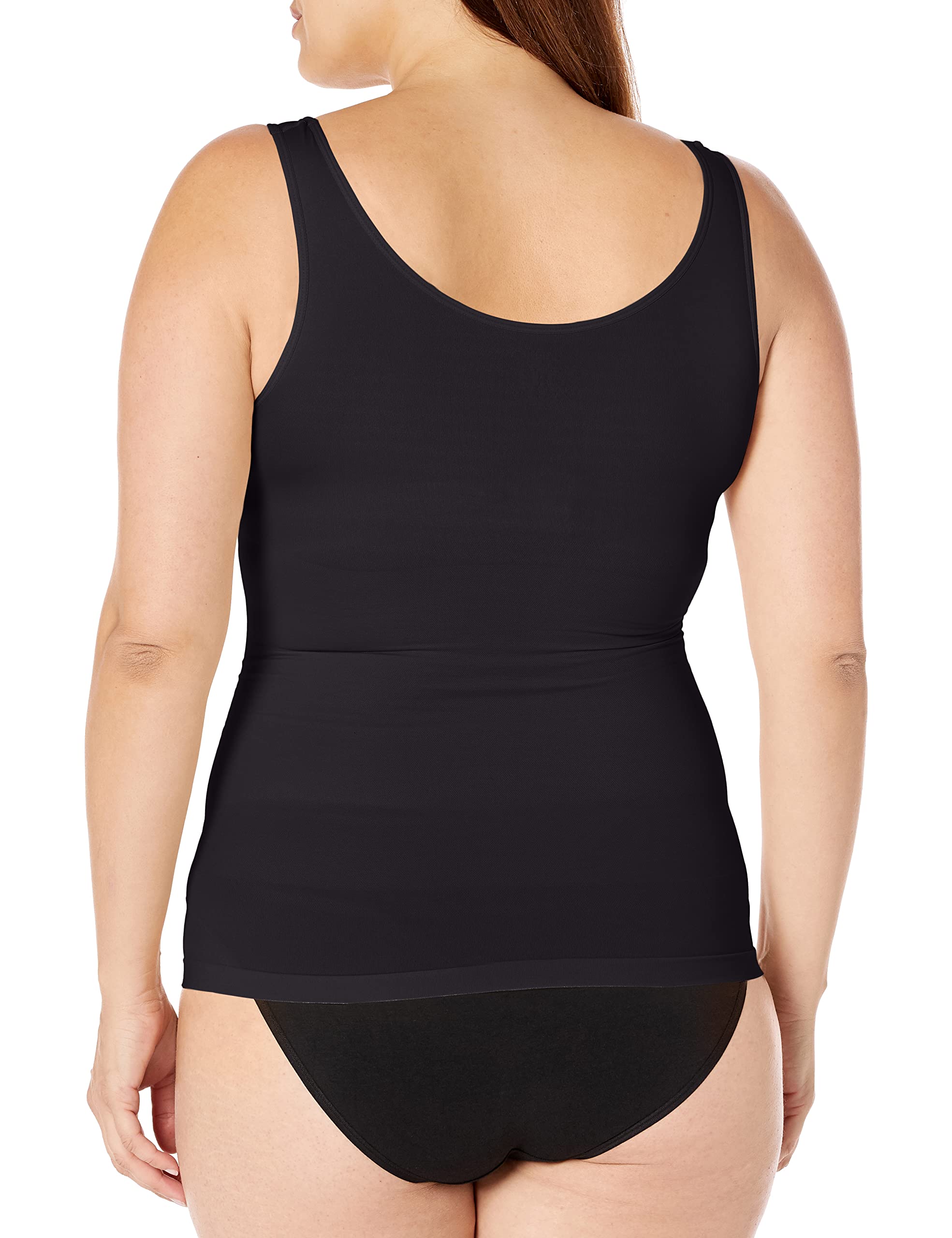 ESSENTIALS BY TUMMY TANK Women's Seamless Shaping Tank Top - Slimming Bodysuit for Everyday Wear, Yoga & Layering