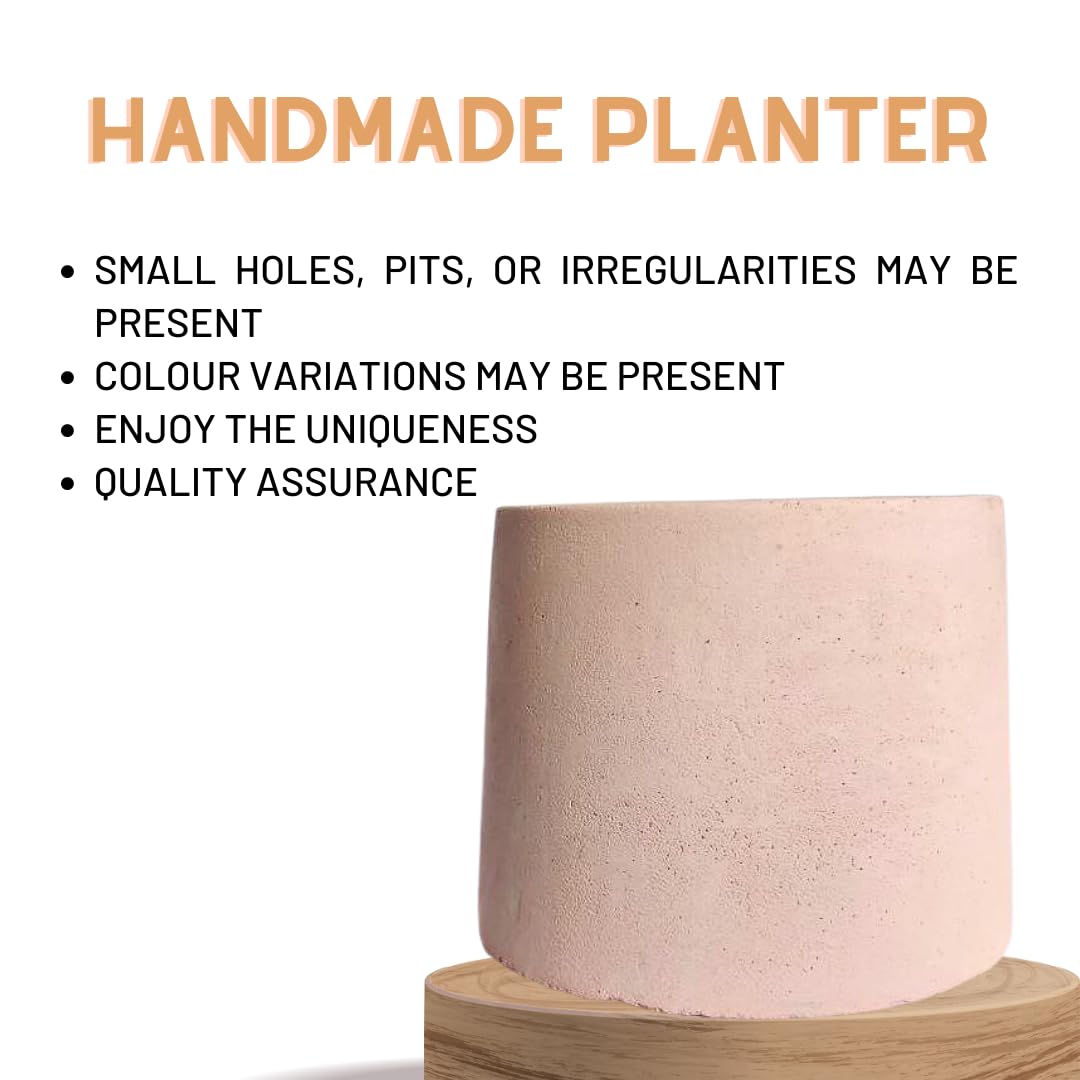 Floryn Decor Handmade Concrete Candle Jars - DIY Candle Making Kit with Pink Concrete Containers for Candles, Plants & Home Decor | Perfect for Wedding Centerpieces, Bathroom Decor & Gift Giving
