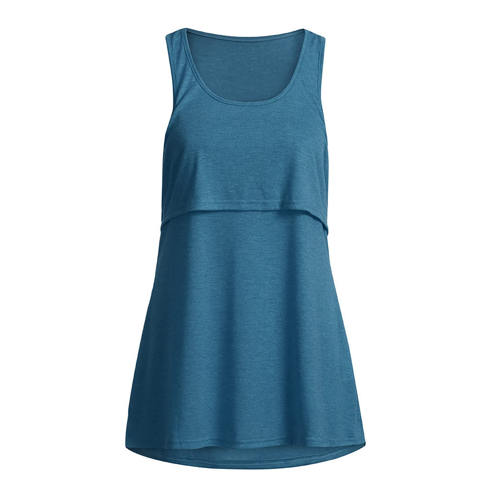 Comfortable Nursing Tank Tops for Women - Breathable Maternity Shirt with Pull-Up Design for Easy Breastfeeding | Perfect for Nursing Moms, Pregnancy Wear & Everyday Comfort