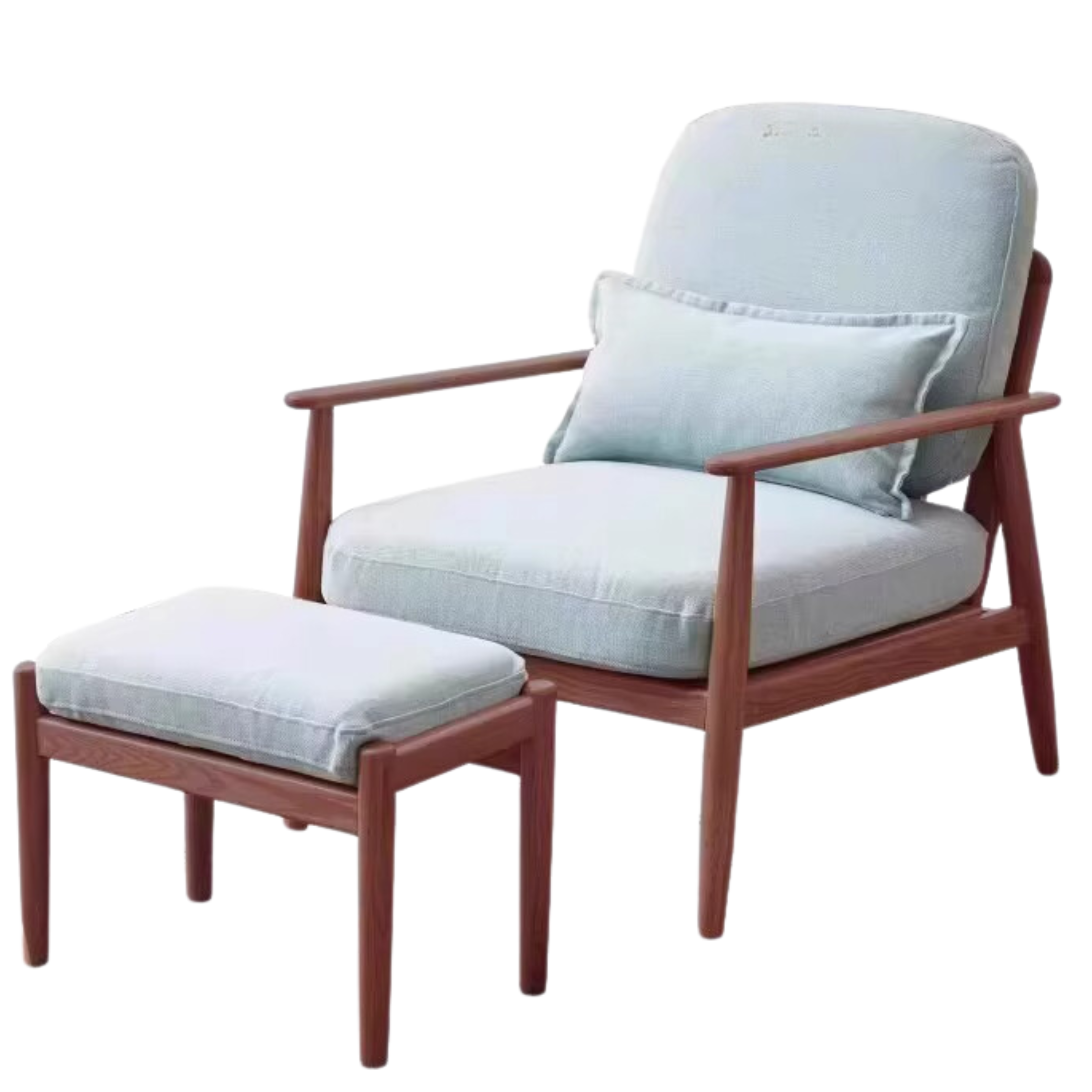 Solid Oak Wood Walnut Finish Leisure Combination Set - Perfect for Living Room, Bedroom, or Office Furniture