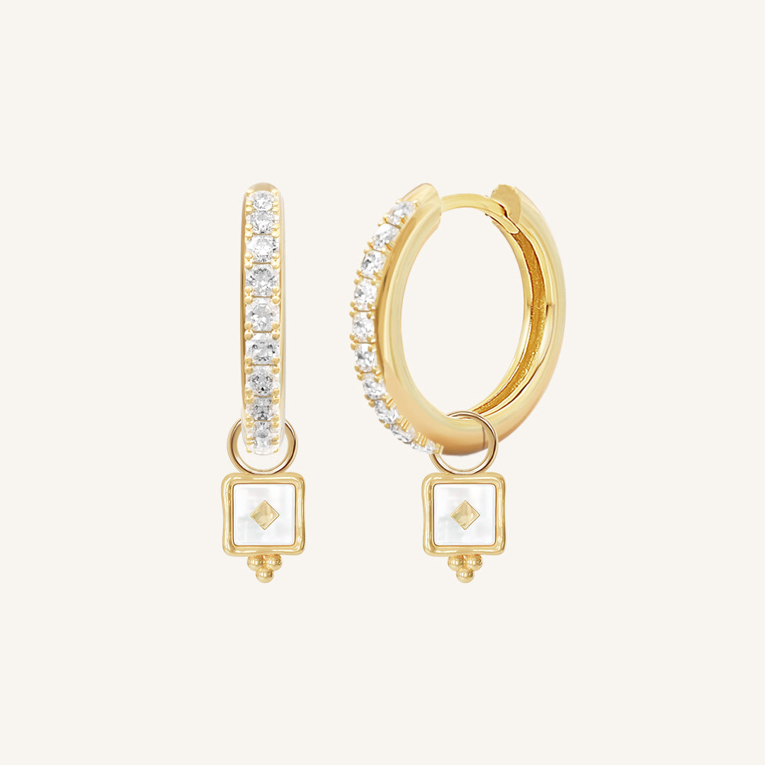 Intuition Crystal Hoop Earrings for Women - Elegant & Hypoallergenic Jewelry for Parties, Weddings & Everyday Wear