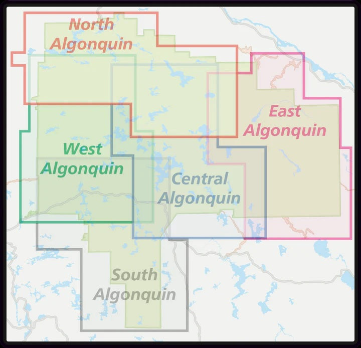 Jeff South Algonquin Maps - Premium Waterproof Hiking & Camping Maps for Outdoor Adventures in Algonquin Park