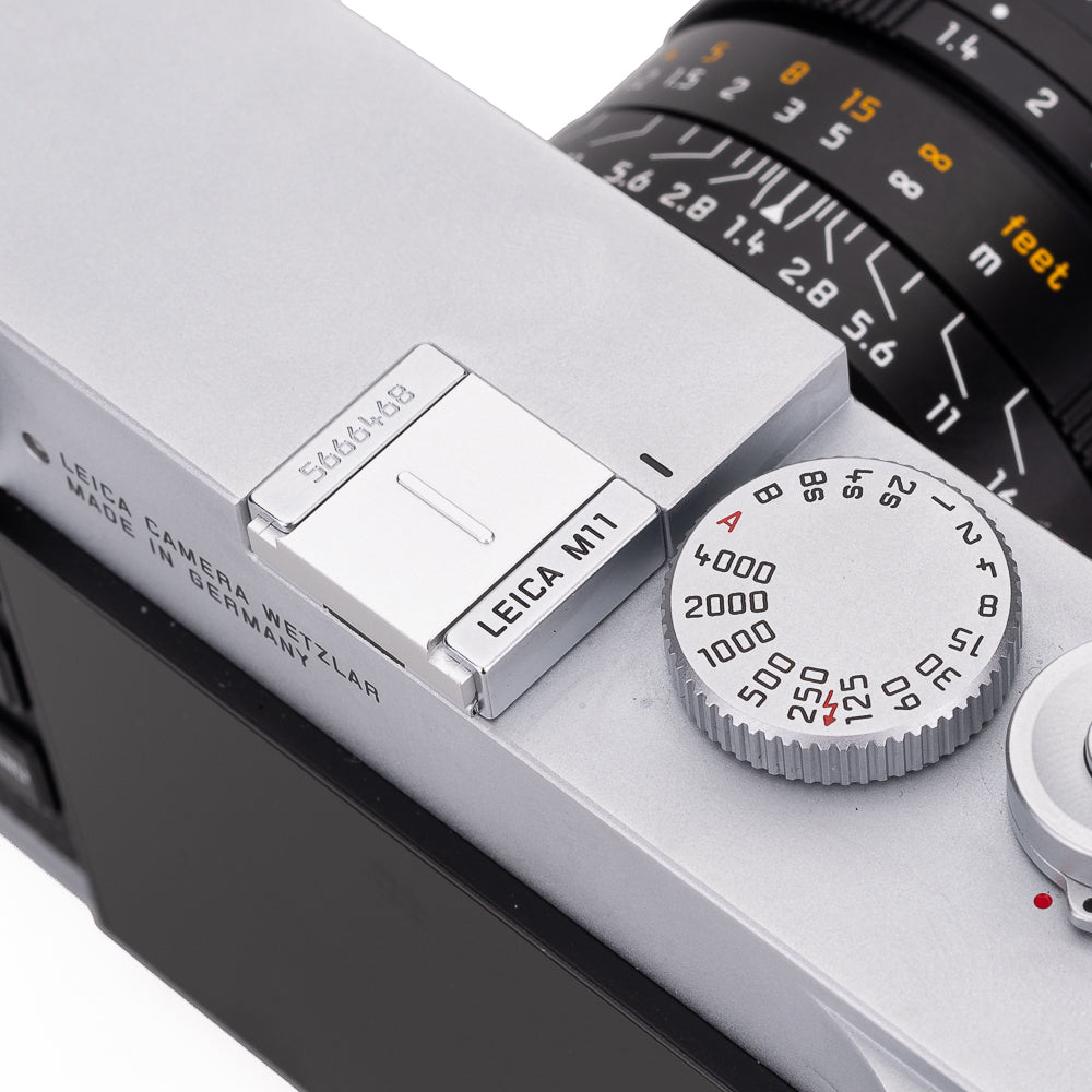 Leica Hot Shoe Cover - Premium Aluminum Camera Accessory for Leica M Series (Silver) - Perfect for Photography Enthusiasts & Professional Photographers