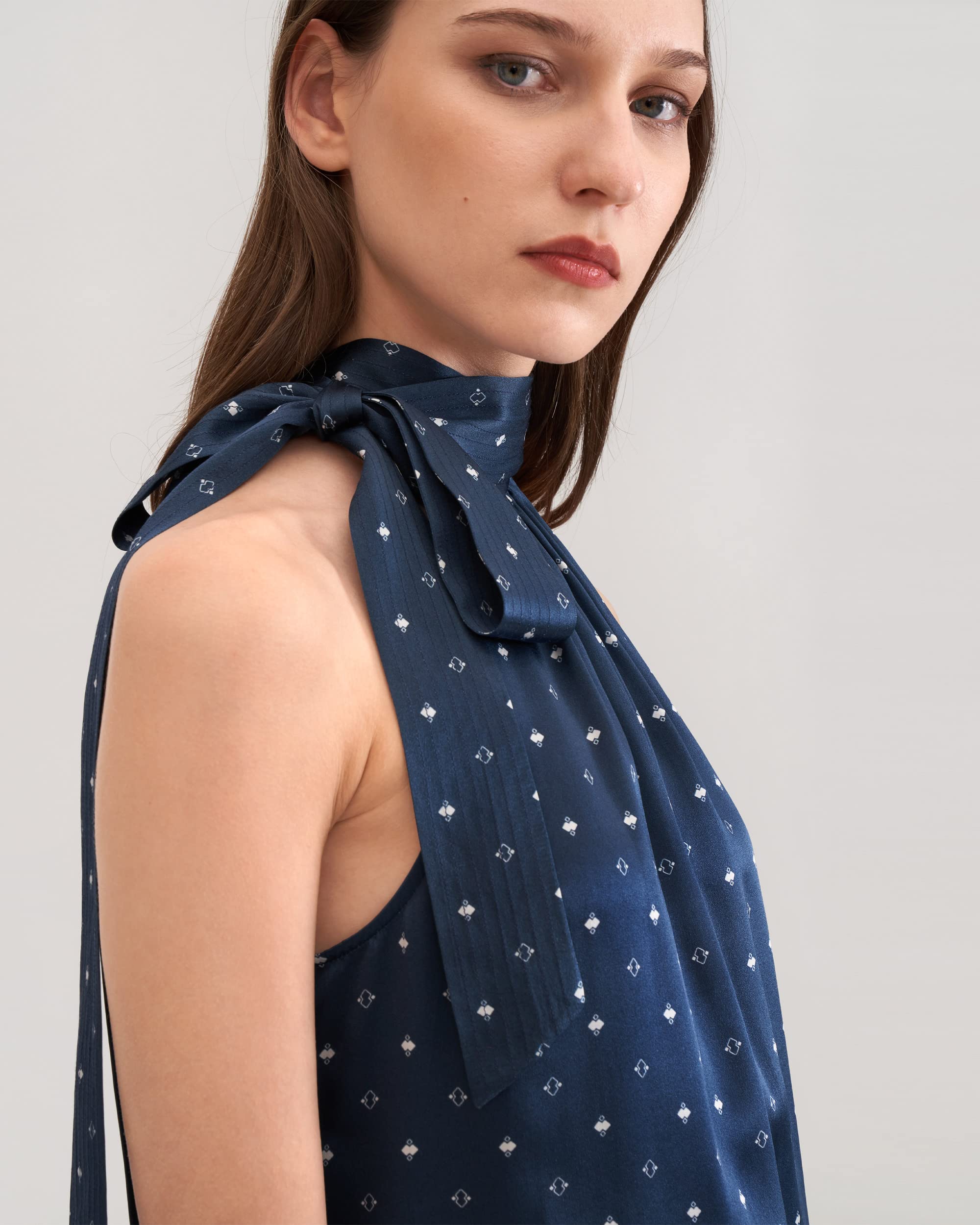 LilySilk Women's Silk Blouse - Charmeuse Sleeveless Shirt Top for Spring & Summer | Elegant Office Wear & Casual Outfits