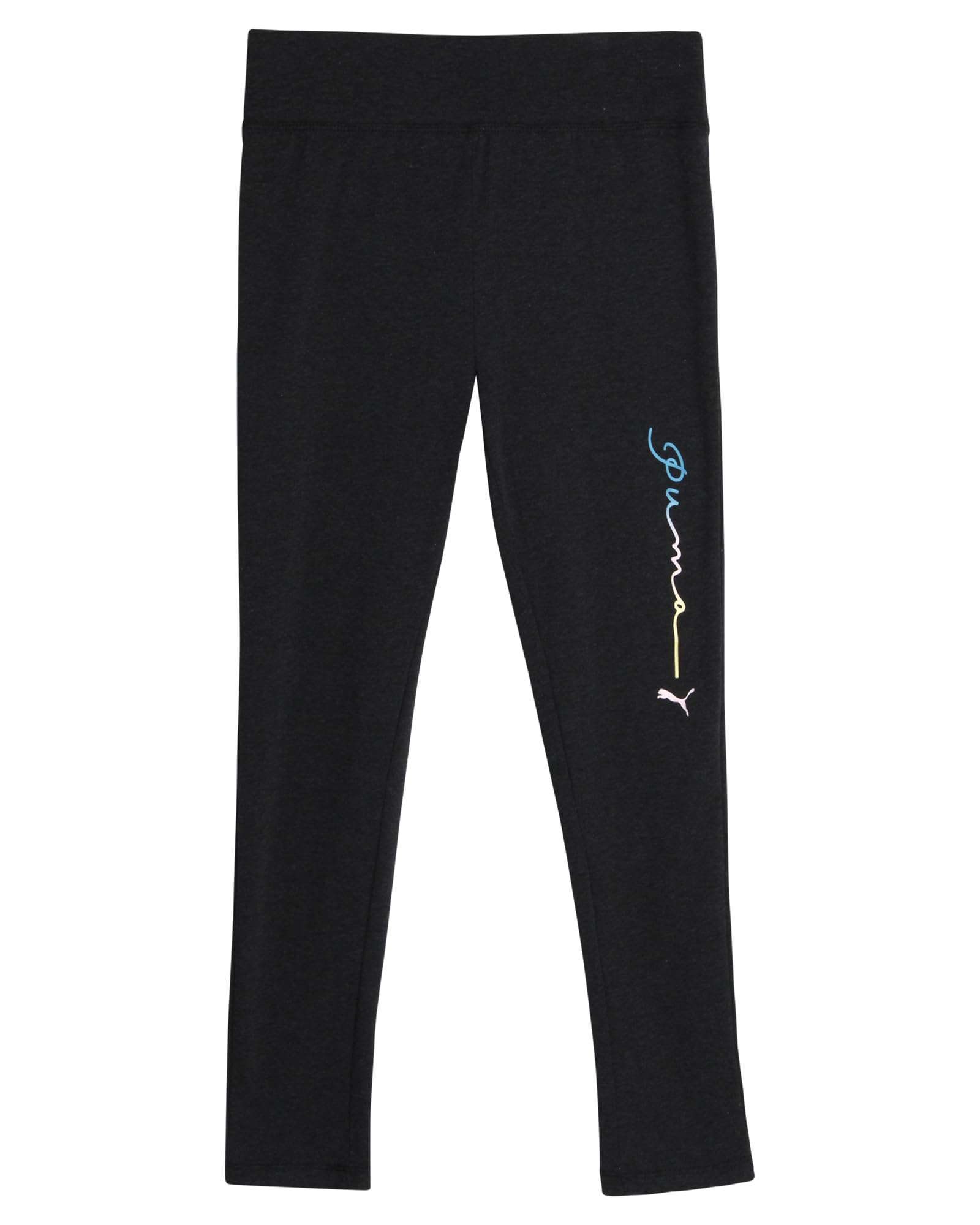 PUMA Girls' Stretchy Athletic Leggings - Comfortable Yoga Pants for Kids & Teens - Flared or Basic Design (Sizes S-XL) - Perfect for School, Gym & Playtime