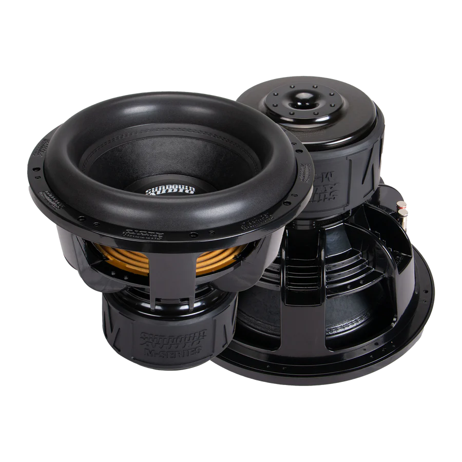 Sundown Audio M Series M15 15-Inch 2000W Car Subwoofer - High Performance Bass for Car Audio Systems & Home Theater Setups