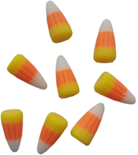 AGD Halloween Fake Resin Candy Corn Decorations - 20-Piece Set for Party, Home, and Office Decor