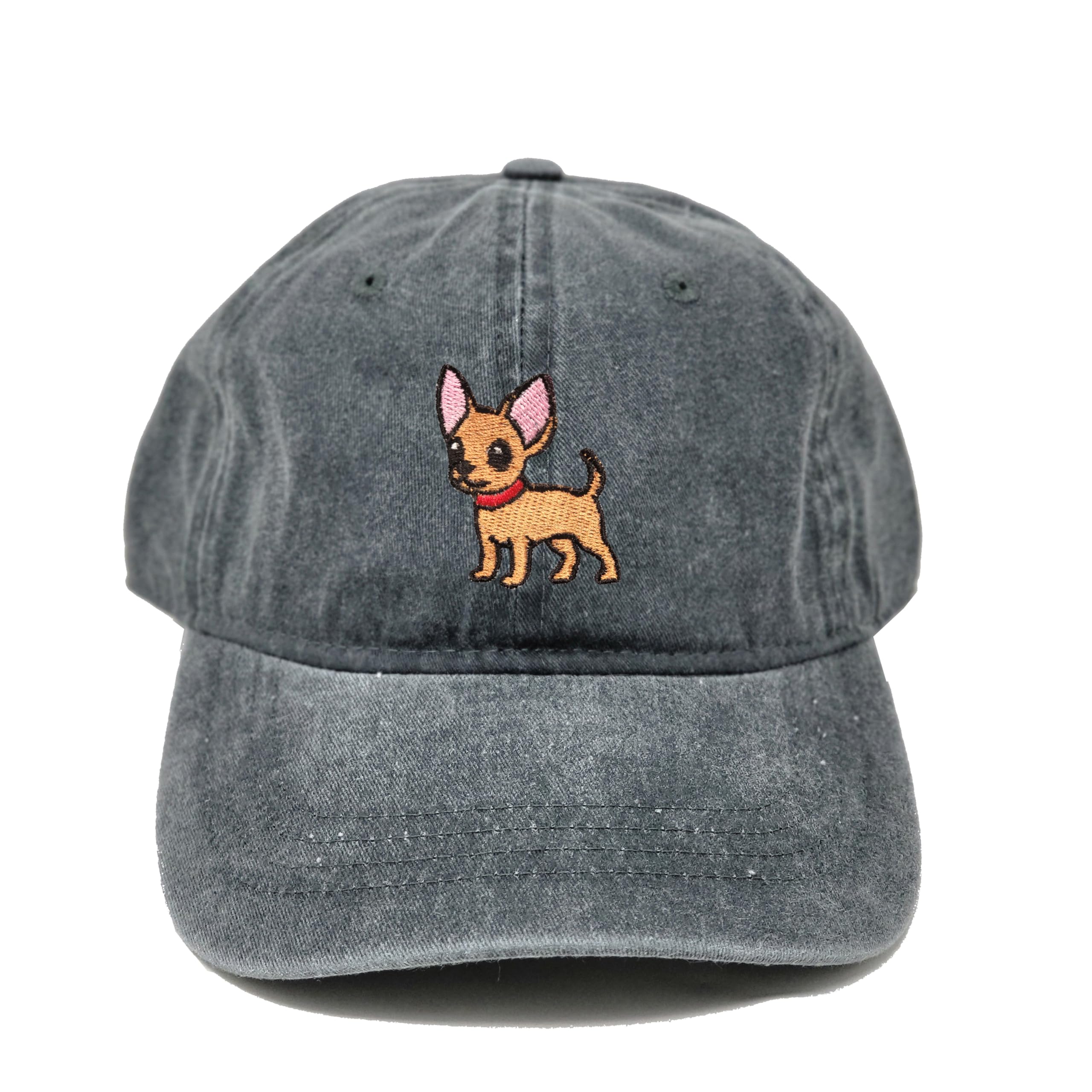 Chihuahua Dog Embroidered Dad Hat & Baseball Cap - Cute Pet Lover Gift for Dog Owners - Perfect for Outdoor Activities, Casual Wear, and Dog-Themed Events