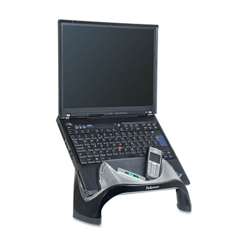 Adjustable Laptop Stand with USB Ports - Ergonomic Computer Riser for Desk, Black - Perfect for Home Office, Gaming & Workstation Setup