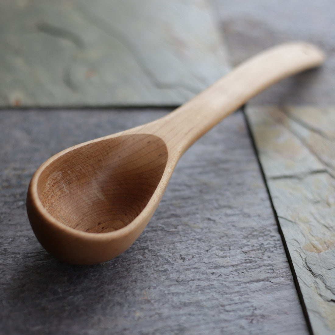 Handmade Wooden Ladle - Natural Cooking Utensil for Soup, Stew & Serving - Perfect for Kitchen & Camping Use