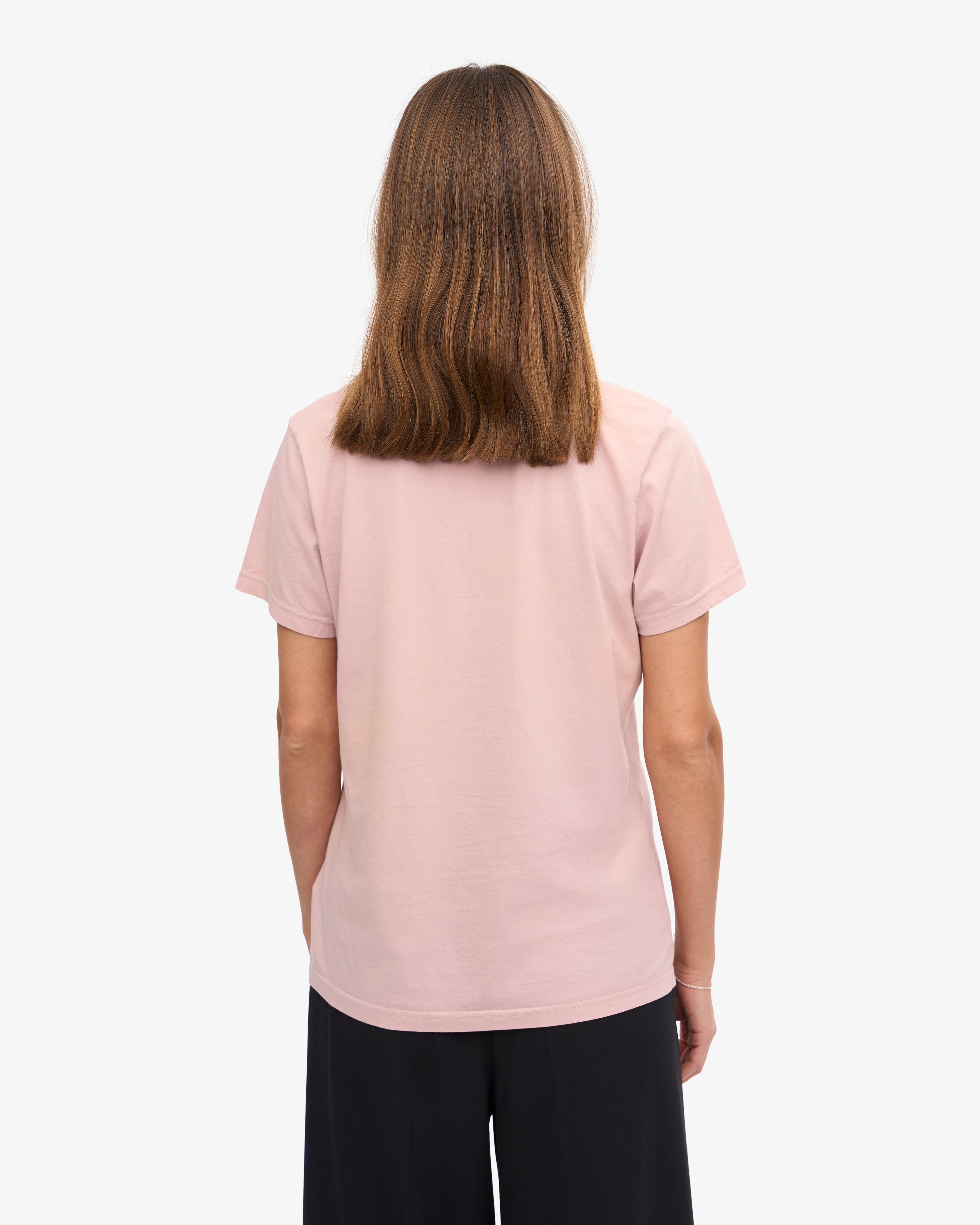 Organic Cotton Women's Lightweight T-Shirt - Faded Pink | Soft & Breathable Casual Tee for Everyday Wear, Gym & Outings