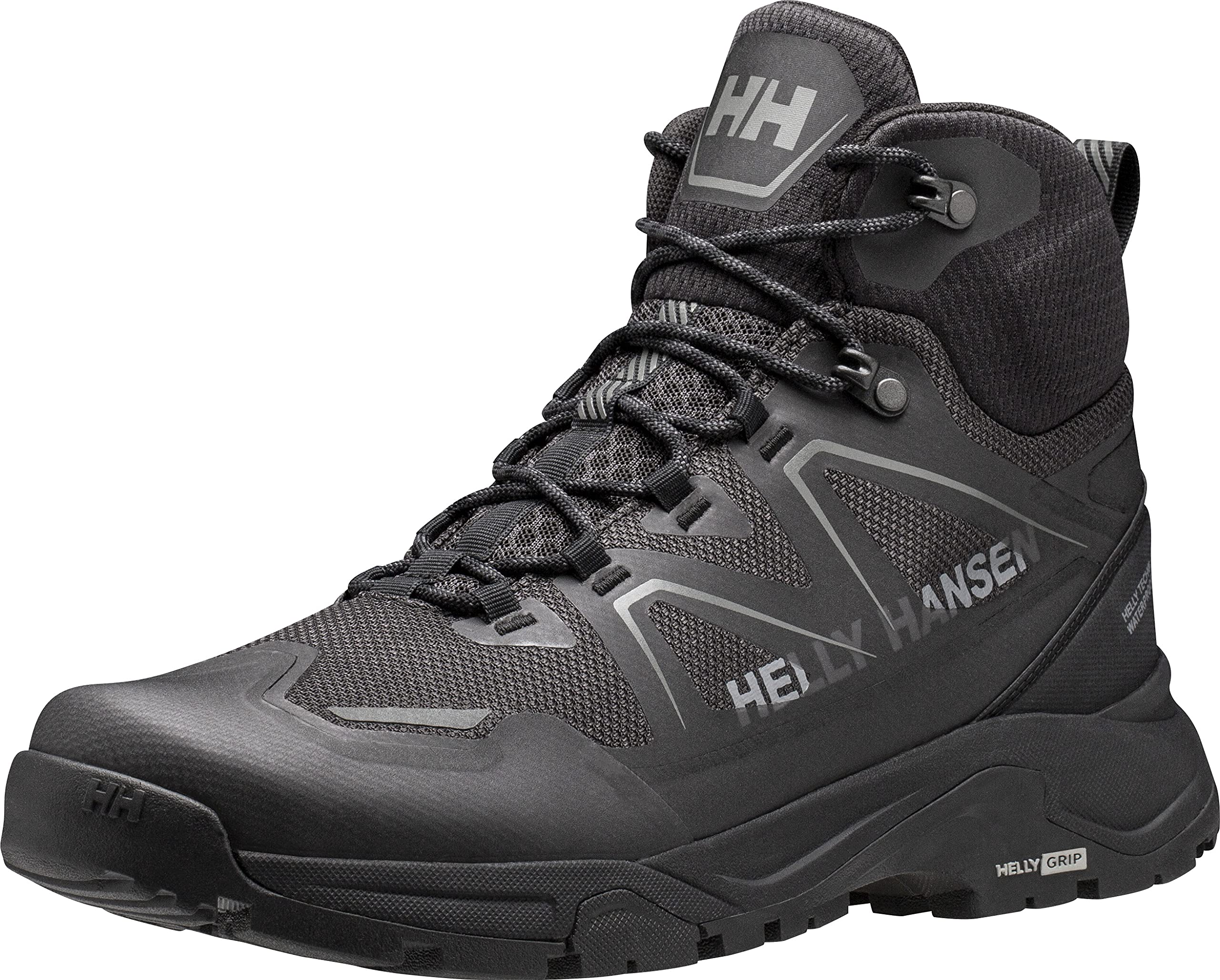 Helly Hansen Men's Cascade Mid Hiking Boots - Waterproof, Breathable, Lightweight Helly-Tech for Outdoor Adventures - Perfect for Hiking, Trekking & Backpacking