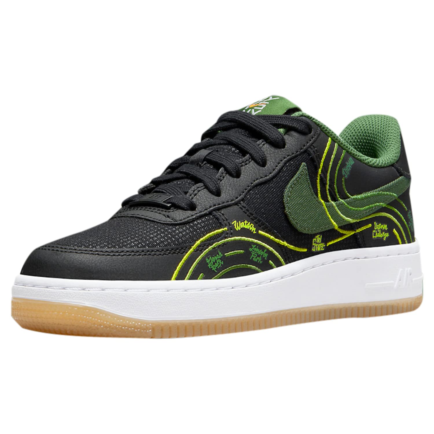Nike Air Force 1 GS Girls' Sneakers - Lightweight Comfortable Basketball Shoes for Kids - Perfect for School, Sports & Everyday Wear